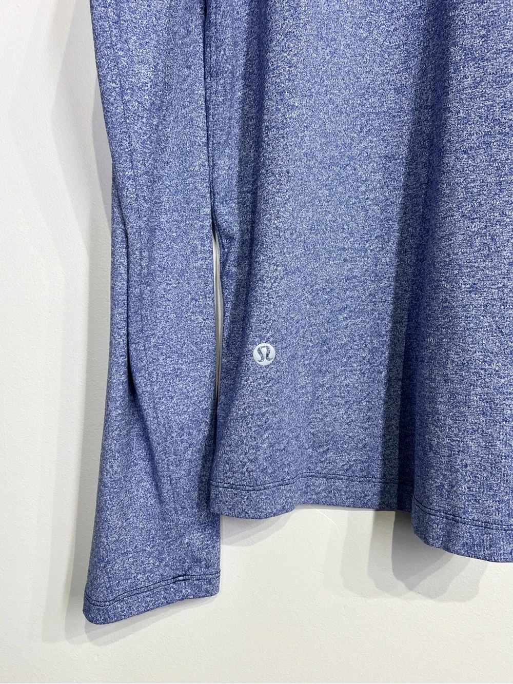 Lululemon License to Train Classic-Fit Long-Sleeve Shirt Heathered True Navy
